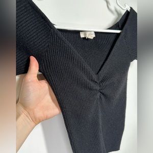 Off the shoulder crop top